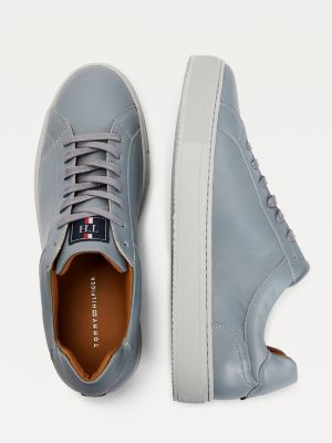 grey tommy hilfiger trainers