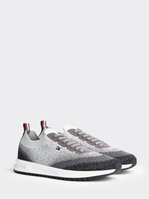 tommy hilfiger lightweight knitted trainer