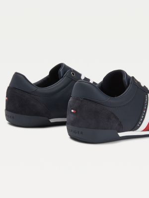 tommy hilfiger signature leather mix trainers