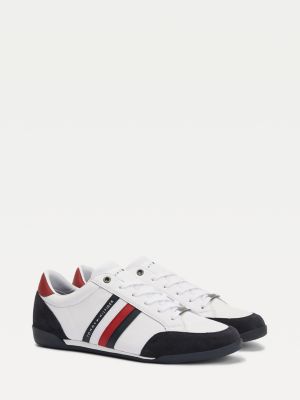 signature tape cupsole trainers