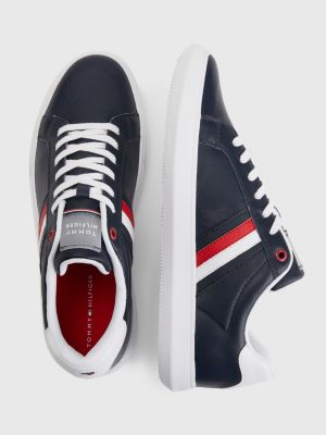 tommy hilfiger essential leather cupsole trainers