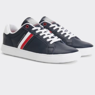 tommy hilfiger essential leather cupsole trainers