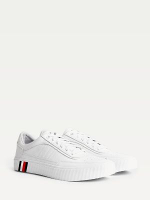 tommy hilfiger signature leather trainers