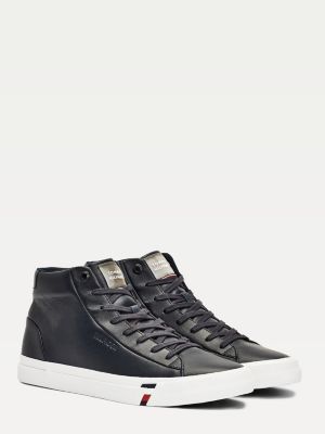 tommy hilfiger high top trainers