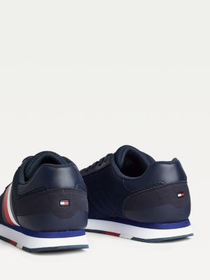 tommy hilfiger mixed texture trainers