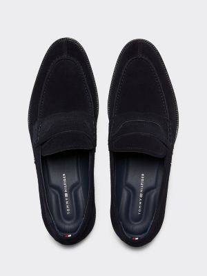 tommy hilfiger suede loafers