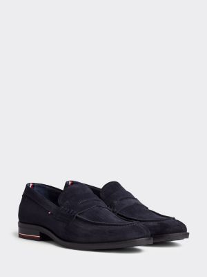 tommy hilfiger blue loafers