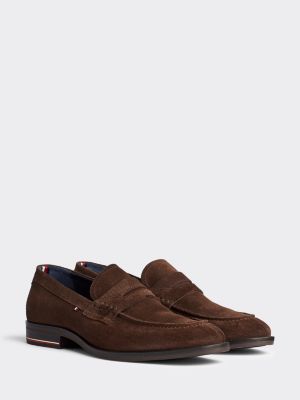 tommy hilfiger suede loafers