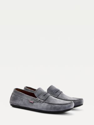 tommy hilfiger suede loafers