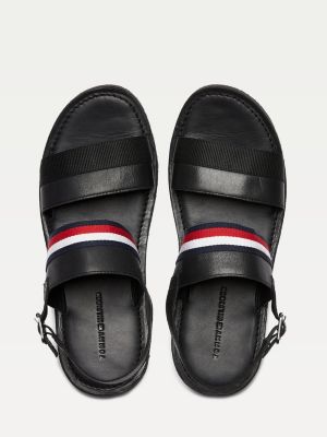 tommy hilfiger leather sandals