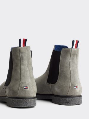 tommy hilfiger classic suede chelsea boots