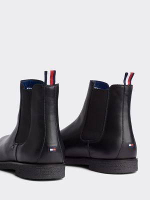 tommy hilfiger chelsea boots black