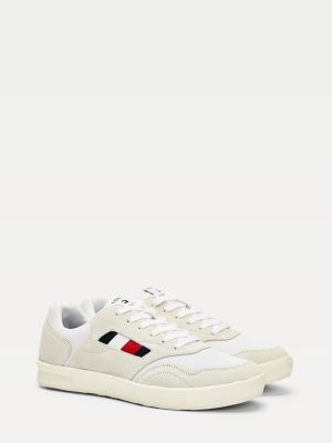 tommy hilfiger elevated cupsole suede