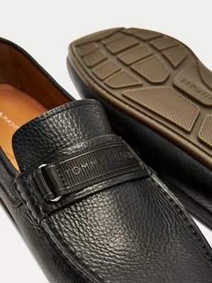 Leather Driving Shoes | BLACK | Tommy 