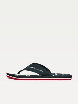 hilfiger flip flops mens