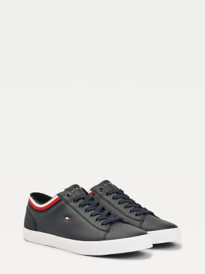 cool tommy leather trainers