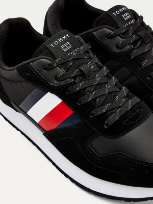 tommy hilfiger suede mix sneaker