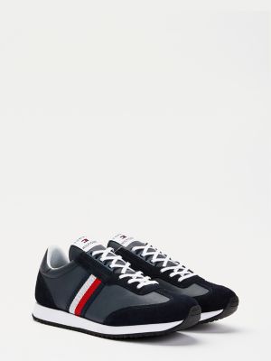 tommy hilfiger stripe low top trainers
