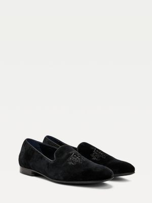 tommy hilfiger velvet shoes