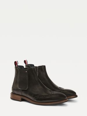 tommy hilfiger brogue boots