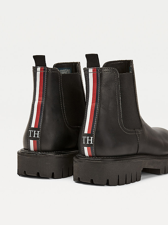 Casual Chunky Sole Chelsea Boots | BLACK | Tommy Hilfiger