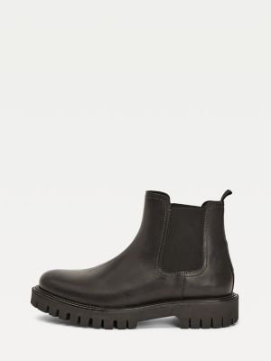 casual chunky chelsea boots