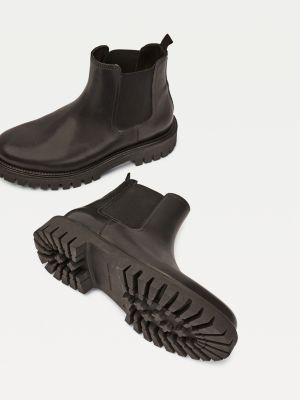 casual chunky chelsea boots