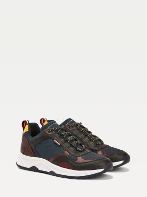 contrast chunky sole trainers tommy hilfiger