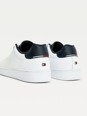 tommy hilfiger stripe low top trainers