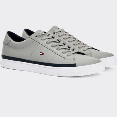 tommy hilfiger essential leather trainers