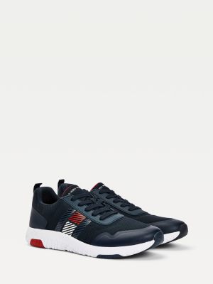 tommy hilfiger chunky suede panel trainers