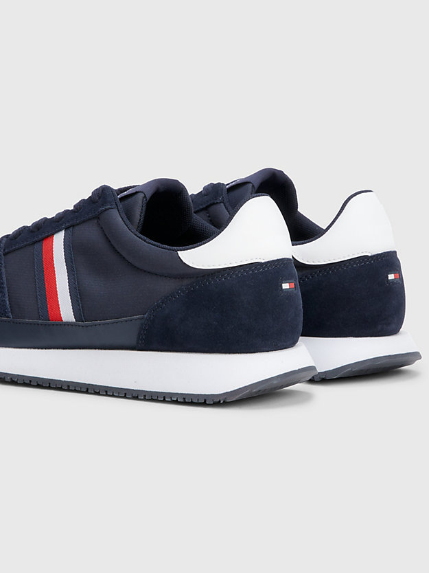 Recycled Mixed Panel Running Trainers | BLUE | Tommy Hilfiger