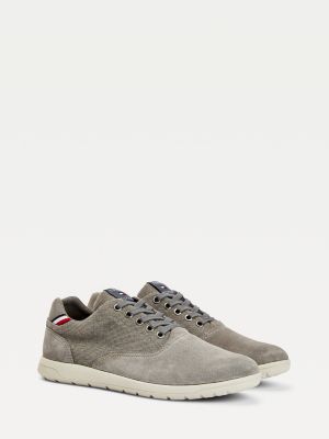 jeshia mixed texture sneaker