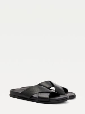 Elevated Embossed Sandals | BLACK | Hilfiger