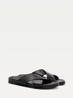 Elevated Embossed Sandals | BLACK | Tommy Hilfiger