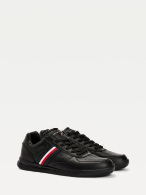 tommy hilfiger lightweight mixed texture trainers