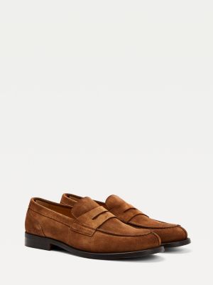 tommy hilfiger suede loafers