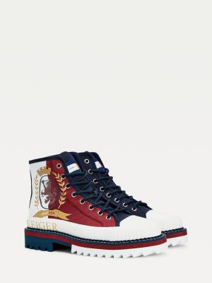 tommy hilfiger high top trainers