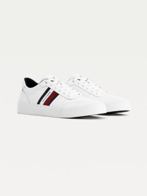 Signature Tape Vulcanised Trainers | WHITE | Tommy Hilfiger