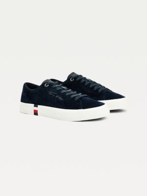 essential signature vulcanised trainers