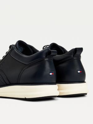 Smooth Leather LaceUp Hybrid Shoes BLUE Tommy Hilfiger