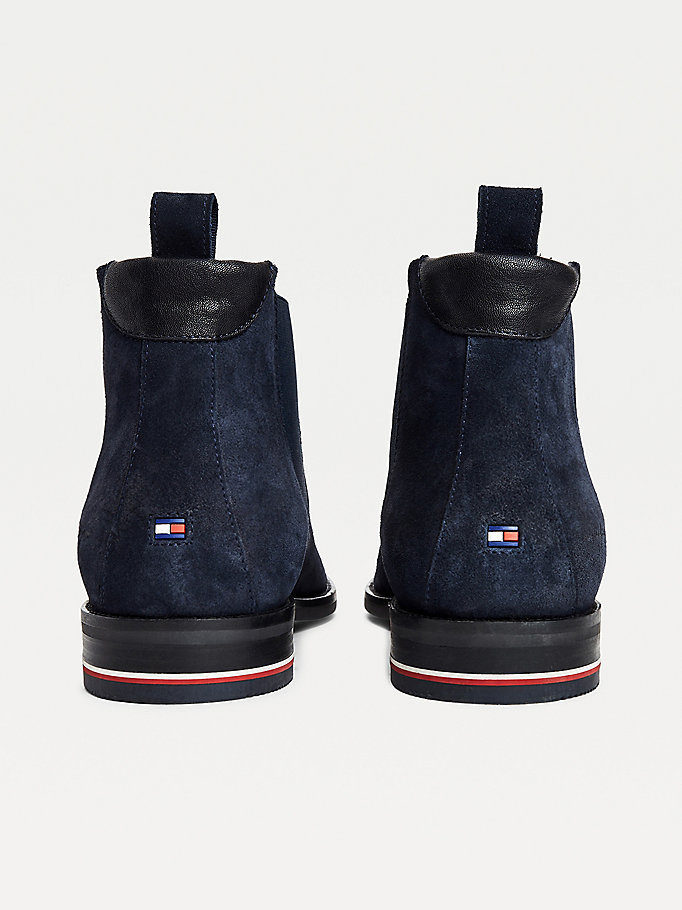 Suede Chelsea Boots | BLUE | Tommy Hilfiger