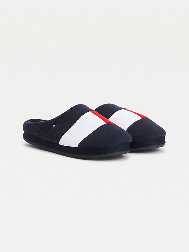blue flag slippers for men tommy hilfiger