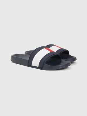 Chanclas Essential para la piscina con logo | AZUL | Hilfiger