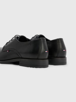 Leather Lace-Up Shoes BLACK | Hilfiger