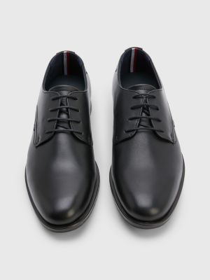 Profetie bijgeloof nul Leren veterschoen | ZWART | Tommy Hilfiger