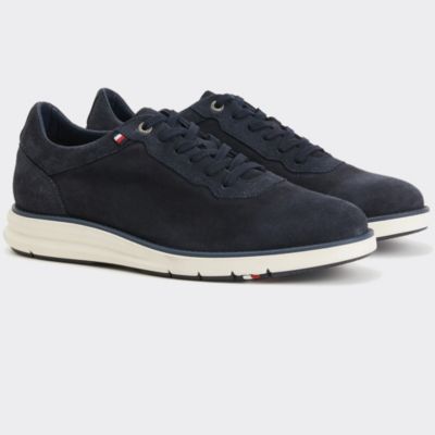 tommy hilfiger black suede shoes