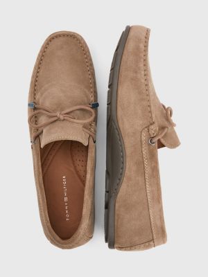 tommy hilfiger suede driving shoes