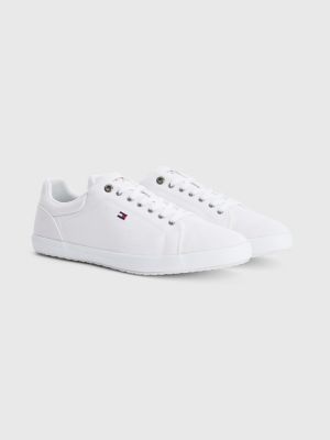 Iconic Mesh Logo Flag Embroidery Trainers | WHITE | Tommy Hilfiger