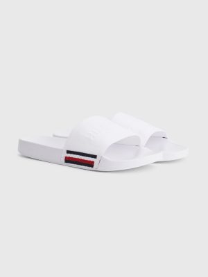 white tommy slides